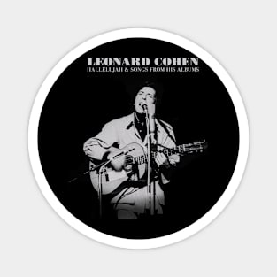 Leonard Cohen // Retro Style Design Magnet